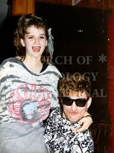 Marc clowning around at a costume party with his sister, Stephanie, at Golden Era