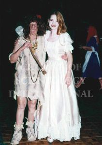 Claire dressed as a princess at a Halloween party at Golden Era