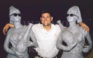 Marc on the film set at Golden Era