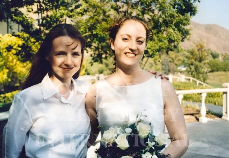 Claire attending a friend’s wedding at Golden Era