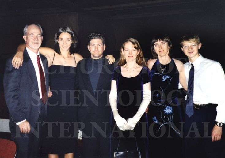 Marc and Claire with family in Los Angeles for an event
