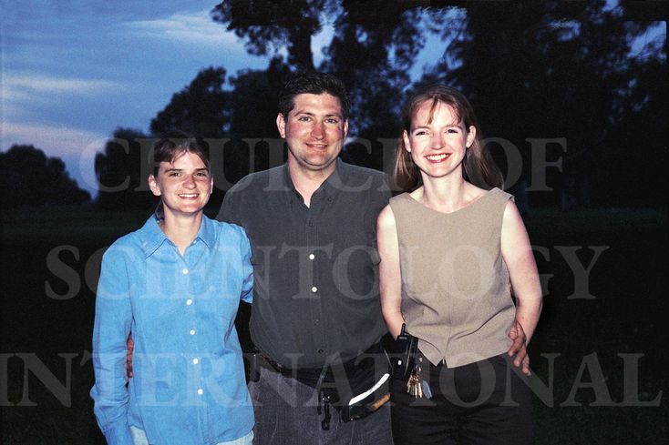 Marc and Claire, with his sister, Stephanie, taking a night off