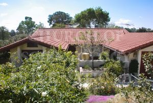 The spacious, Spanish-style home that Marc and Claire lived in while working at Golden Era